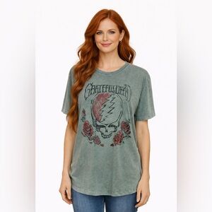 Lucky Brand Grateful Dead Steal Your Face Graphic Tee Band Shirt Medium